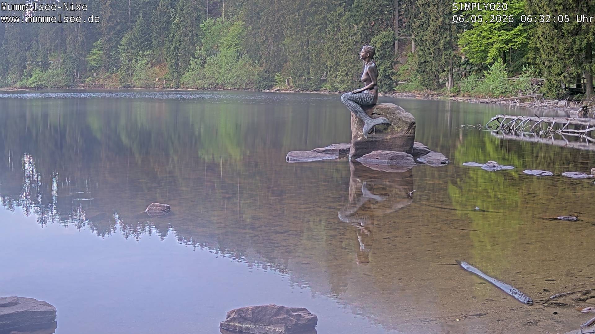Archived image Webcam Lake Mummelsee - Black Forest