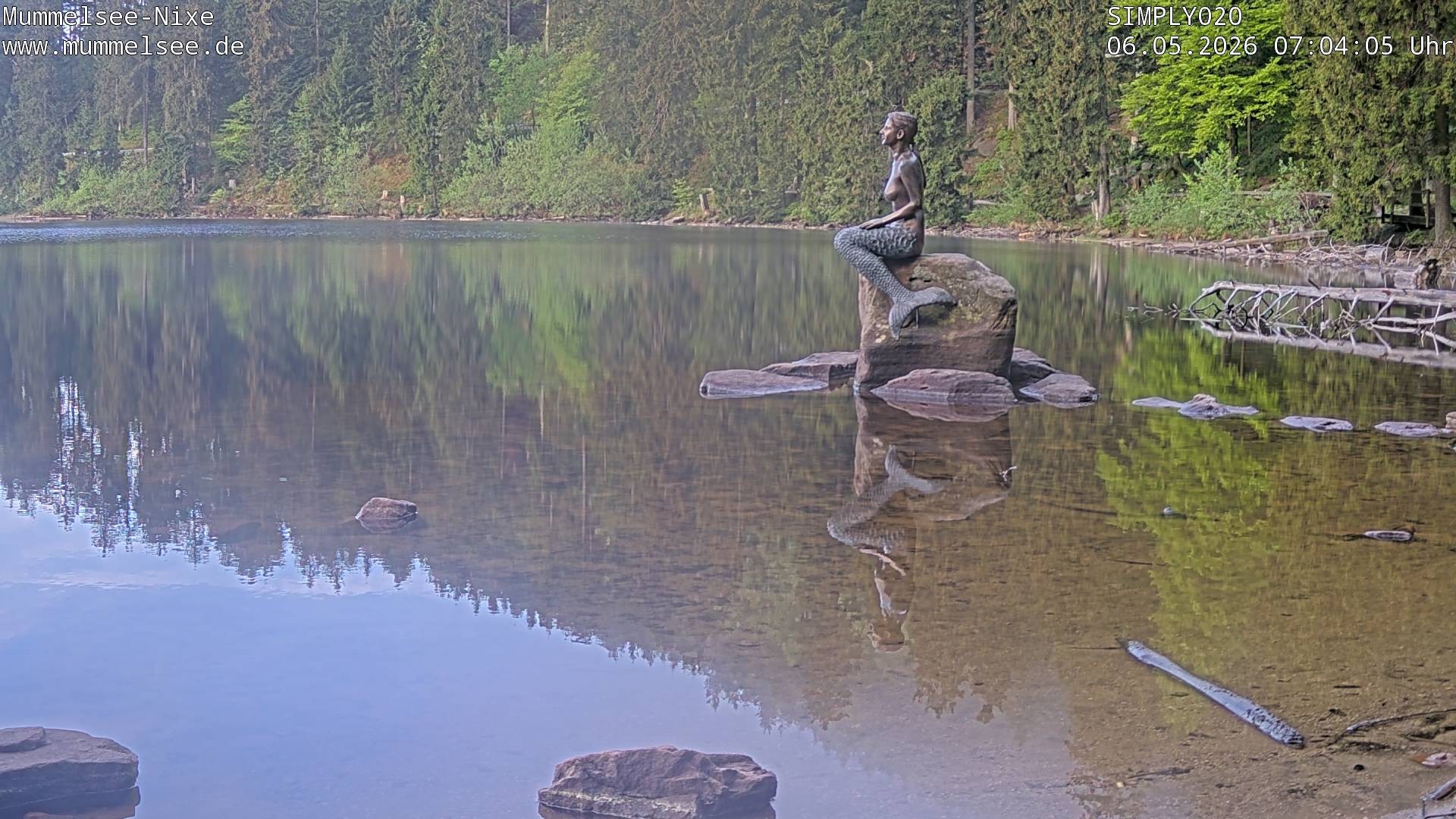 Archived image Webcam Lake Mummelsee - Black Forest