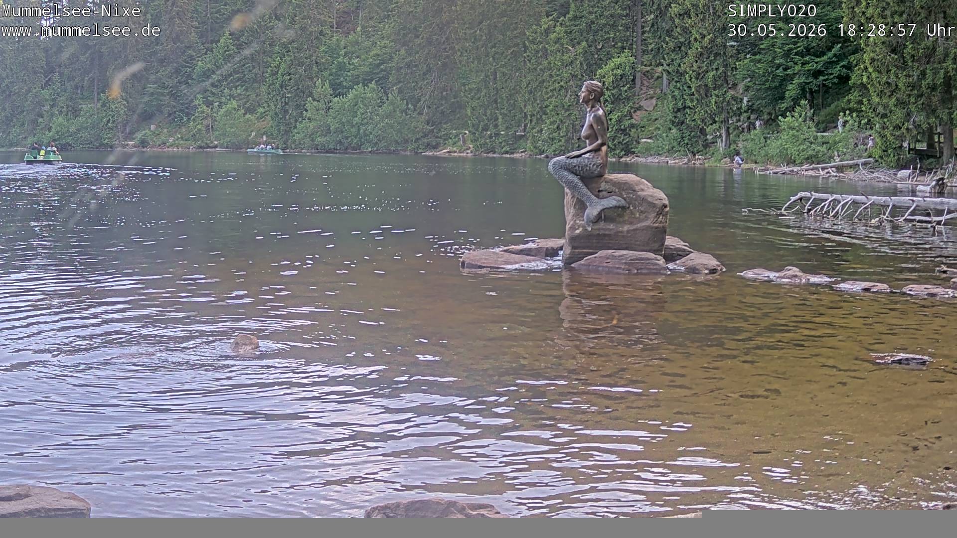 Archived image Webcam Lake Mummelsee - Black Forest