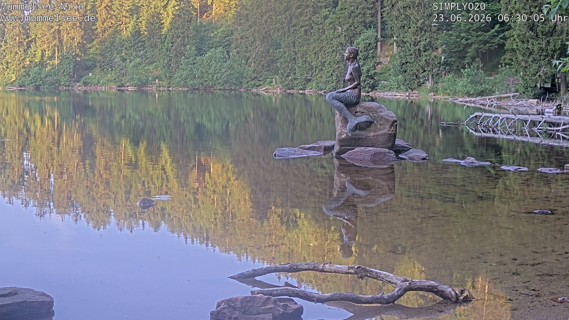 Archived image Webcam Lake Mummelsee - Black Forest