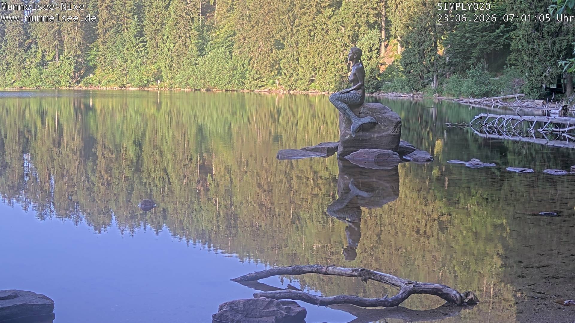 Archived image Webcam Lake Mummelsee - Black Forest