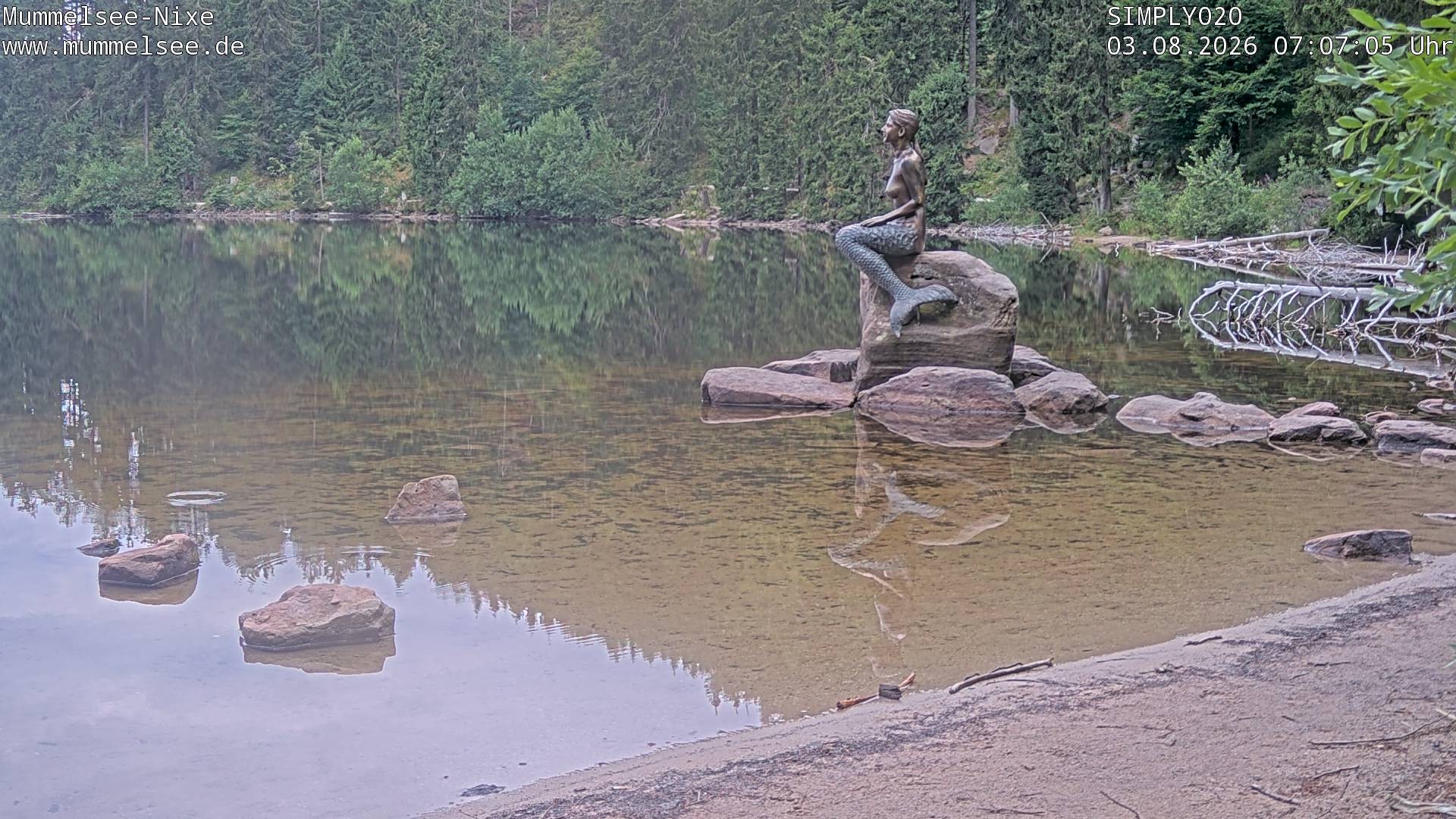 Archiv Foto Webcam Ufer Mummelsee