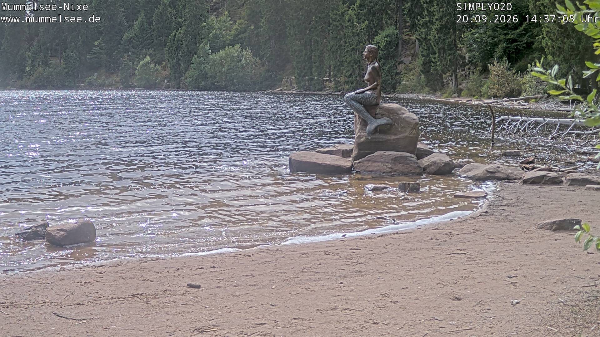 Archiv Foto Webcam Ufer Mummelsee