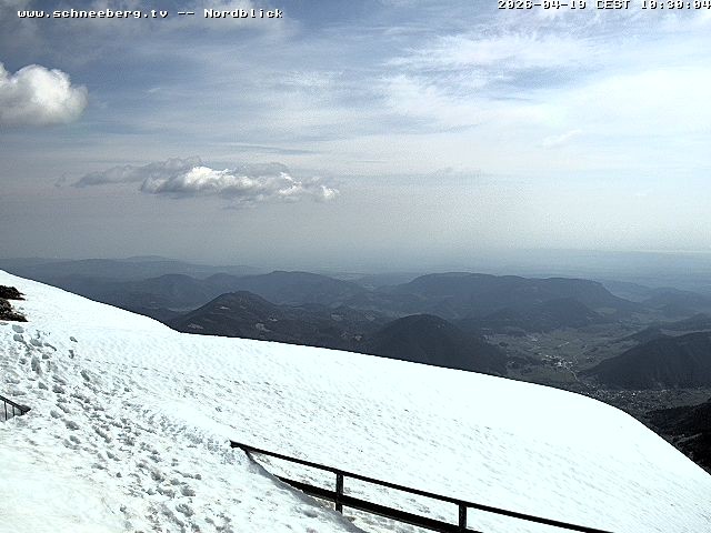 Archiv Foto Webcam Fischerhütte - Puchberg am Schneeberg