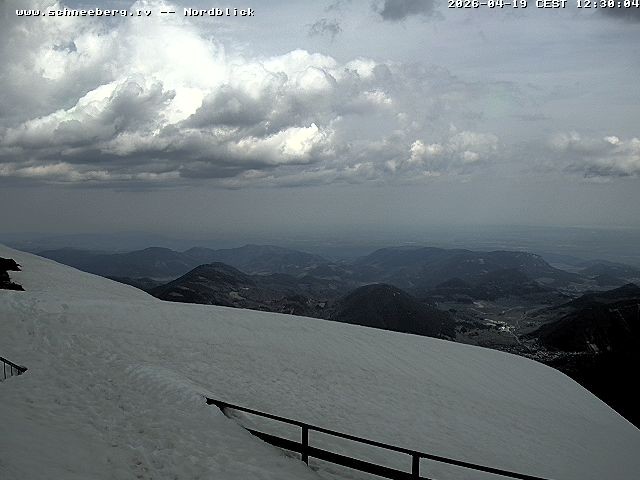 Archiv Foto Webcam Fischerhütte - Puchberg am Schneeberg