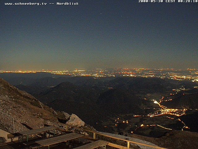 Archiv Foto Webcam Fischerhütte - Puchberg am Schneeberg