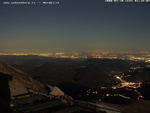 Archiv Foto Webcam Fischerhütte - Puchberg am Schneeberg
