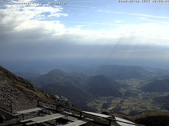 Archiv Foto Webcam Fischerhütte - Puchberg am Schneeberg