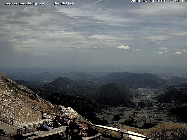 Archiv Foto Webcam Fischerhütte - Puchberg am Schneeberg