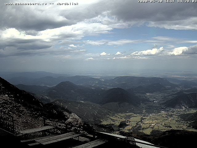 Archiv Foto Webcam Fischerhütte - Puchberg am Schneeberg