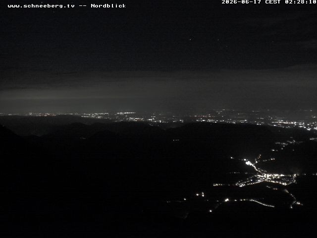 Archiv Foto Webcam Fischerhütte - Puchberg am Schneeberg