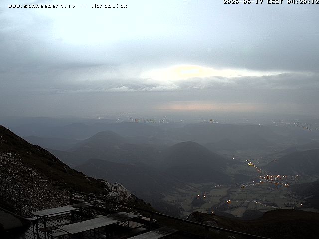 Archiv Foto Webcam Fischerhütte - Puchberg am Schneeberg