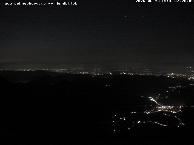 Archiv Foto Webcam Fischerhütte - Puchberg am Schneeberg