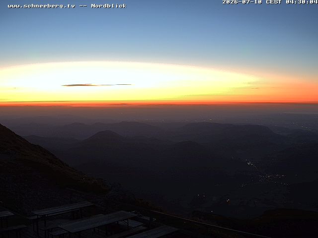 Archiv Foto Webcam Fischerhütte - Puchberg am Schneeberg