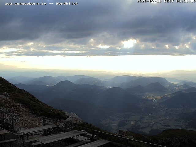 Archiv Foto Webcam Fischerhütte - Puchberg am Schneeberg