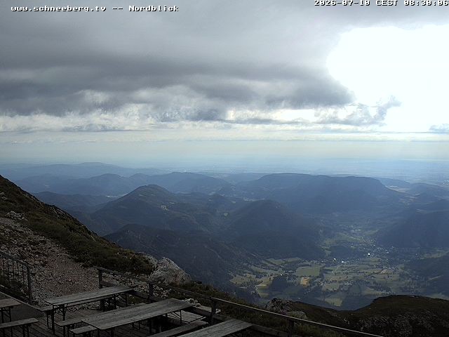 Archiv Foto Webcam Fischerhütte - Puchberg am Schneeberg
