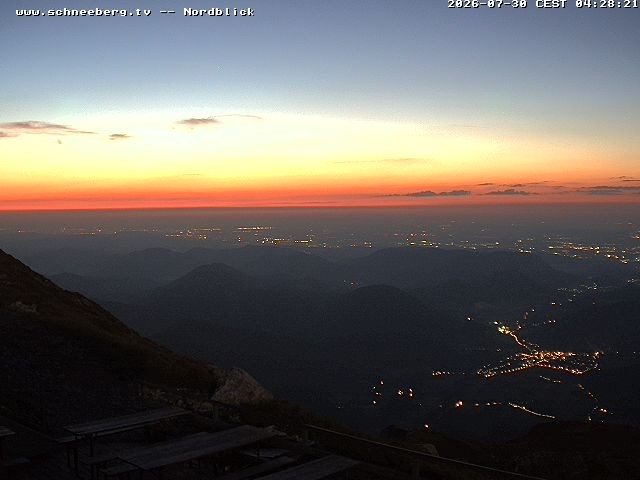 Archiv Foto Webcam Fischerhütte - Puchberg am Schneeberg