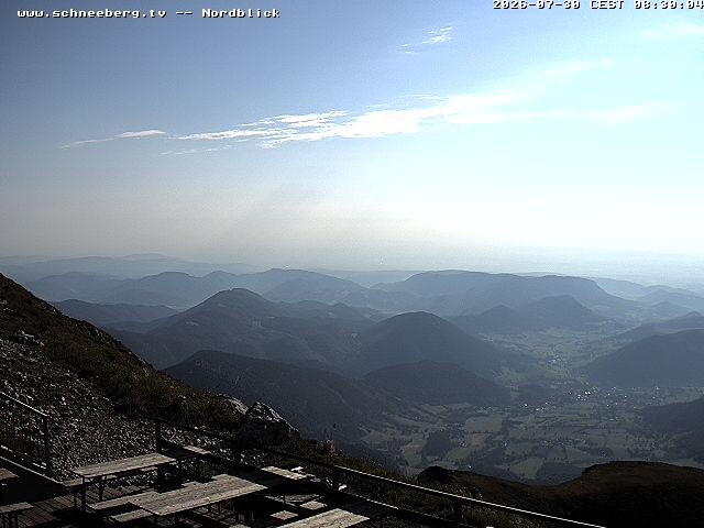 Archiv Foto Webcam Fischerhütte - Puchberg am Schneeberg