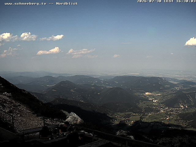 Archiv Foto Webcam Fischerhütte - Puchberg am Schneeberg