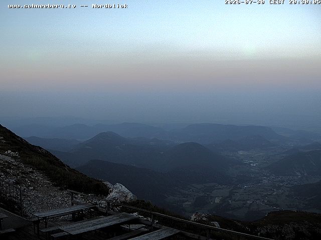 Archiv Foto Webcam Fischerhütte - Puchberg am Schneeberg