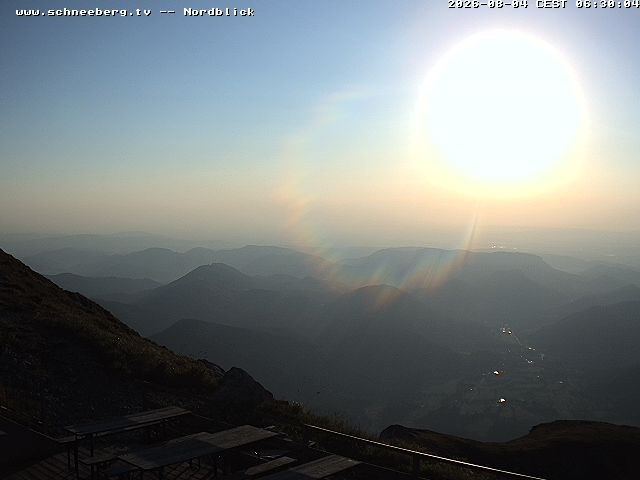 Archiv Foto Webcam Fischerhütte - Puchberg am Schneeberg