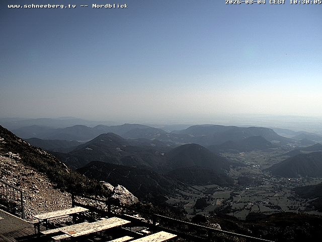 Archiv Foto Webcam Fischerhütte - Puchberg am Schneeberg