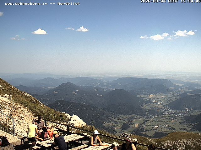 Archiv Foto Webcam Fischerhütte - Puchberg am Schneeberg