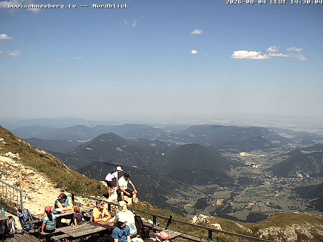 Archiv Foto Webcam Fischerhütte - Puchberg am Schneeberg
