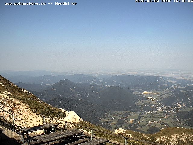 Archiv Foto Webcam Fischerhütte - Puchberg am Schneeberg