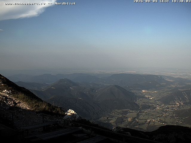 Archiv Foto Webcam Fischerhütte - Puchberg am Schneeberg