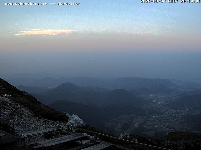Archiv Foto Webcam Fischerhütte - Puchberg am Schneeberg