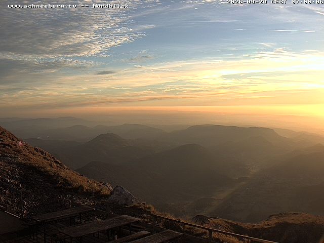 Archiv Foto Webcam Fischerhütte - Puchberg am Schneeberg