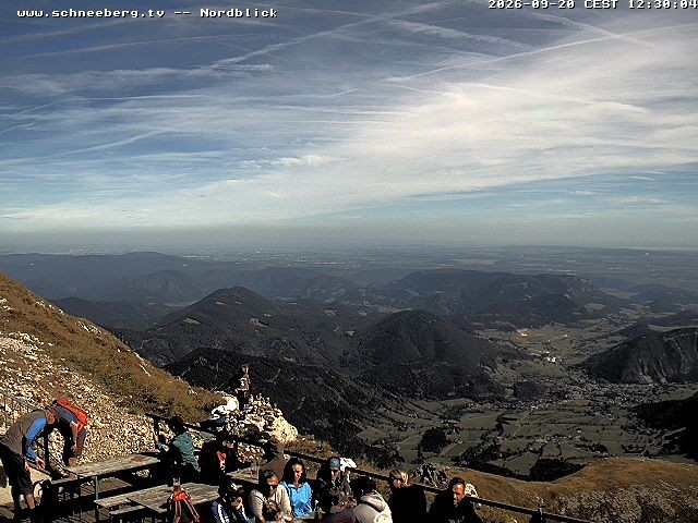 Archiv Foto Webcam Fischerhütte - Puchberg am Schneeberg
