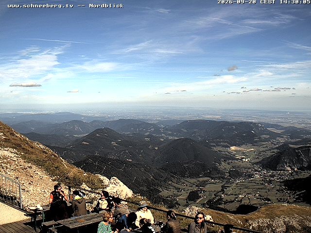Archiv Foto Webcam Fischerhütte - Puchberg am Schneeberg