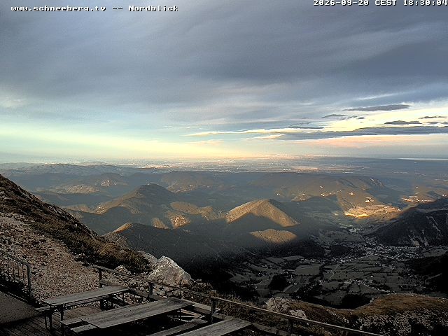 Archiv Foto Webcam Fischerhütte - Puchberg am Schneeberg