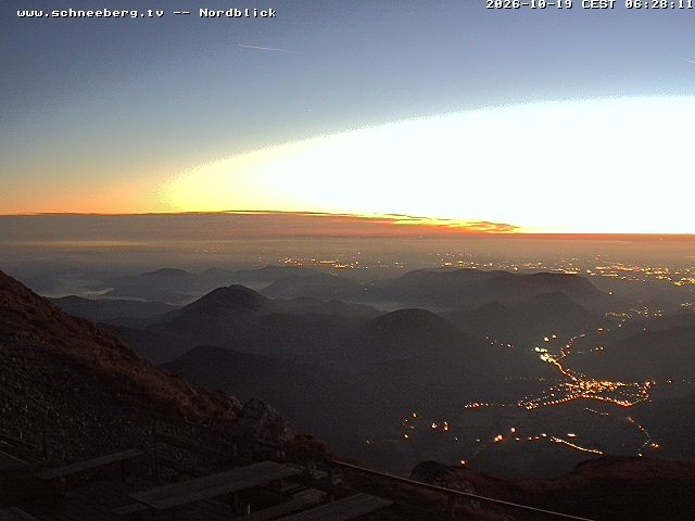 Archiv Foto Webcam Fischerhütte - Puchberg am Schneeberg