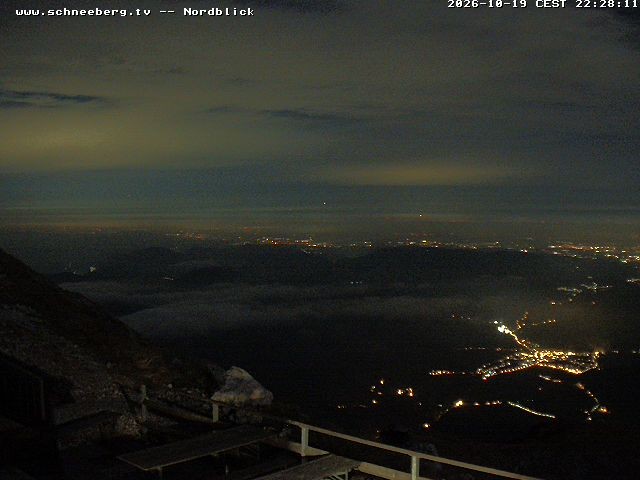 Archiv Foto Webcam Fischerhütte - Puchberg am Schneeberg