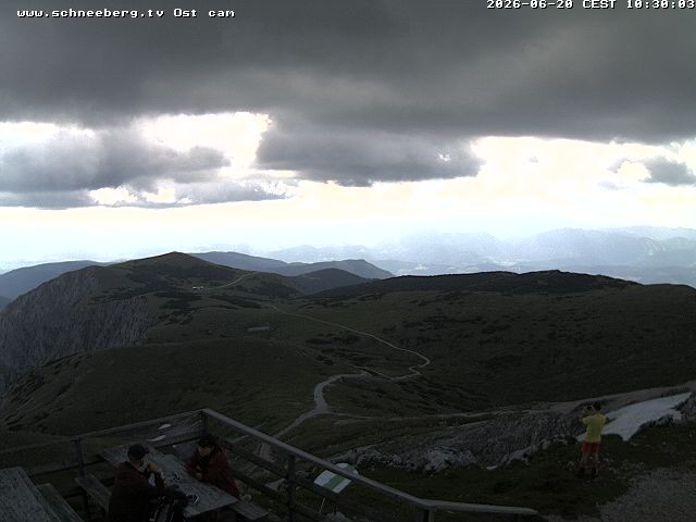 Archived image Webcam Fischerhütte south