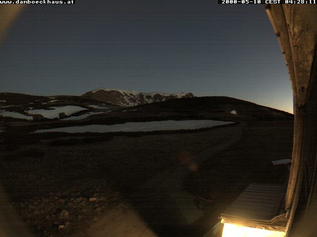 Archived image Webcam Damböckhaus Schneeberg