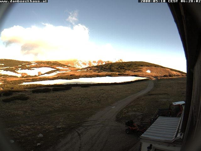 Archived image Webcam Damböckhaus Schneeberg
