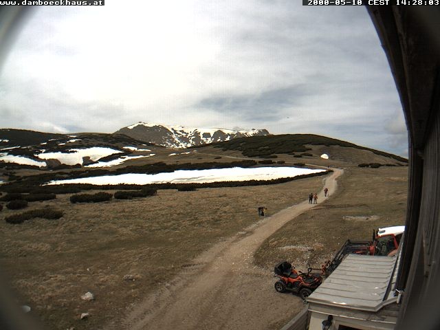 Archived image Webcam Damböckhaus Schneeberg