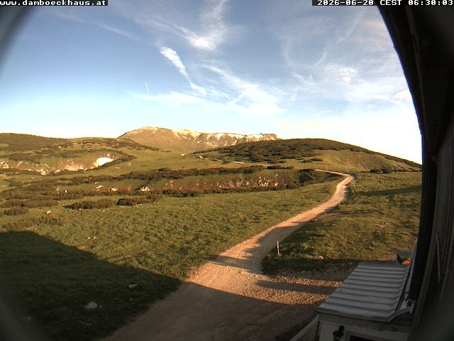Archiv Foto Webcam Berghütte Damböckhaus