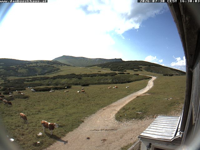 Archiv Foto Webcam Berghütte Damböckhaus