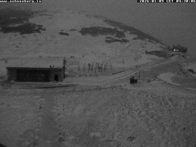 Archiv Foto Webcam Endstation Zahnradbahn Hochschneeberg