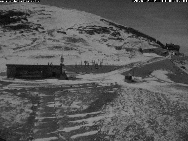 Archiv Foto Webcam Endstation Zahnradbahn Hochschneeberg