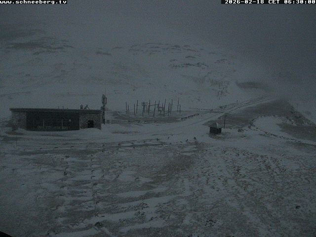 Archiv Foto Webcam Endstation Zahnradbahn Hochschneeberg
