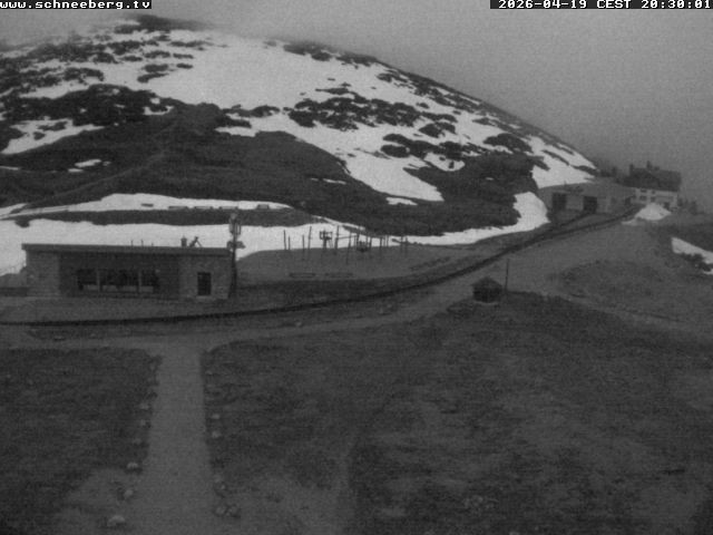 Archiv Foto Webcam Endstation Zahnradbahn Hochschneeberg