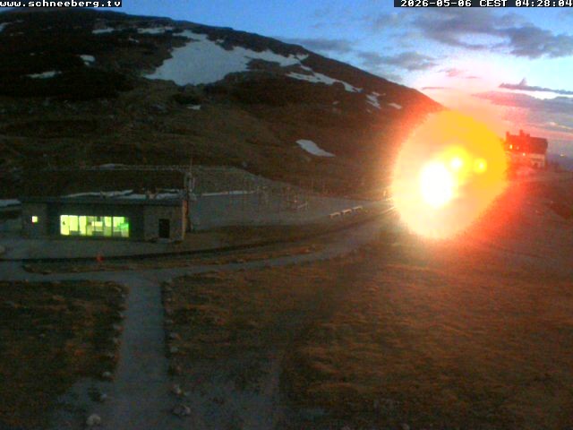 Archiv Foto Webcam Endstation Zahnradbahn Hochschneeberg