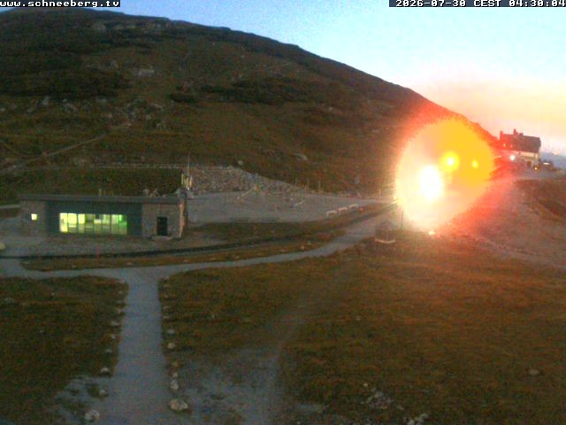 Archiv Foto Webcam Endstation Zahnradbahn Hochschneeberg