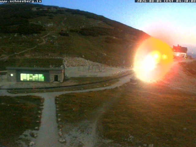 Archiv Foto Webcam Endstation Zahnradbahn Hochschneeberg